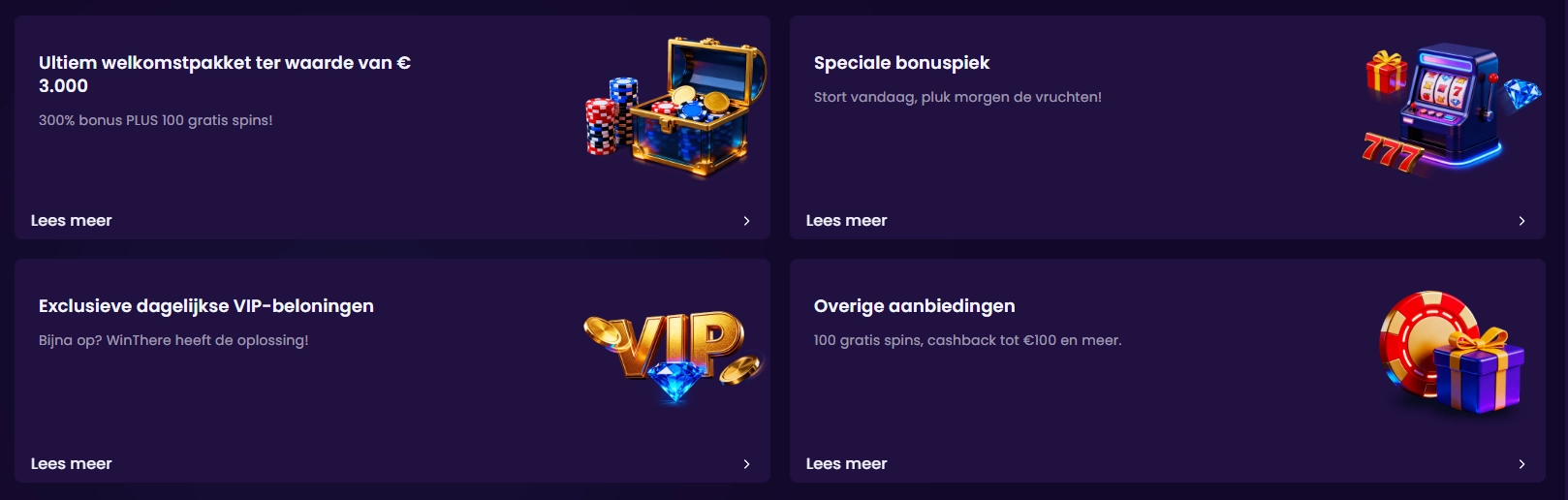 Promoties bij Stepsino Casino