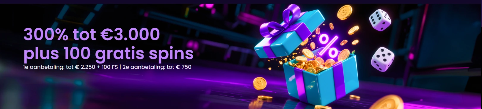 Willkommensbonus bij Stepsino Casino